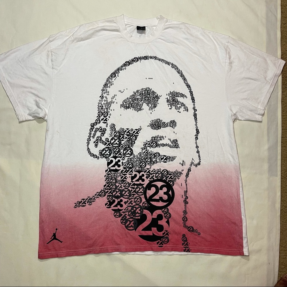 RARE 2007 Air Jordan Jumpman ‘Face of 23’ Men’s T-shirt sz: 3XL